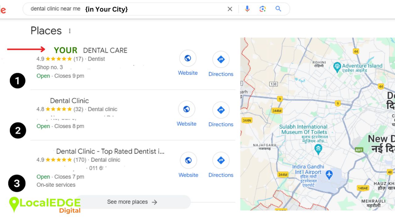 Google Map Pack SEO